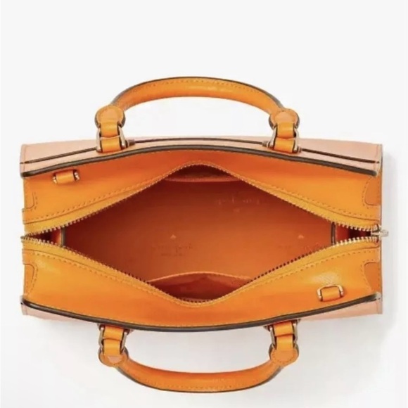 ♠️ Kate Spade New York Madison Small Satchel Handbag Crossbody, Turmeric Root - Picture 5 of 5